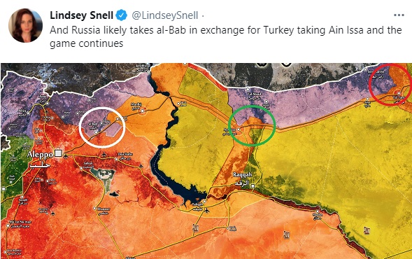 Đột ngột rút khỏi 2 cứ điểm ở đông bắc Syria, Nga tính đổi chác gì với người Thổ? - Ảnh 3.